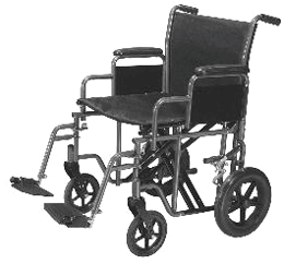 Drive Medical Enigma BTR22 Bariatric Steel Transport Chair from Safe Hands Mobility
