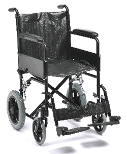 Drive Medical Enigma CS1142TS Budget Steel Transit Wheelchair from Safe Hands Mobility