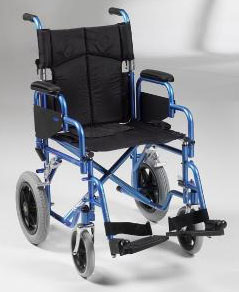 Drive Medical Enigma SUTS18 Superior Steel Transit Wheelchair from Safe Hands Mobility