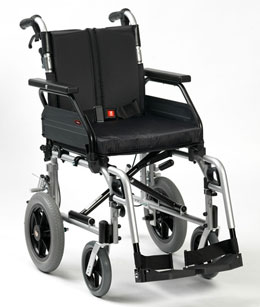 Drive XS2 - Lightweight Auminium Transit Wheelchair with solid tyres