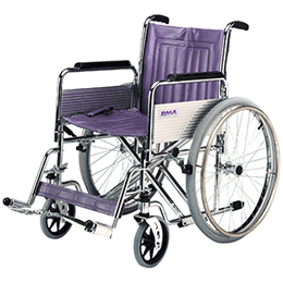 Roma Model 1472X - Heavy Duty Self-Propelled Wheelchair from Safe Hands Mobility