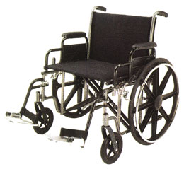 Roma Model 1473 - Heavy Duty Self-Propelled Wheelchair from Safe Hands Mobility
