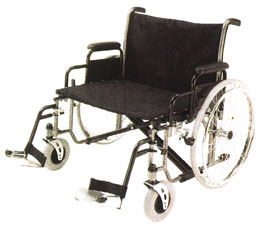 Roma Model 1473X - Heavy Duty Self-Propelled Wheelchair from Safe Hands Mobility