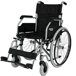 Roma Model 1610 - Steel Self-Propelled Wheelchair from Safe Hands Mobility